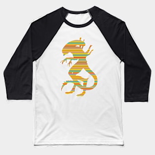 Alien (colorful) Baseball T-Shirt